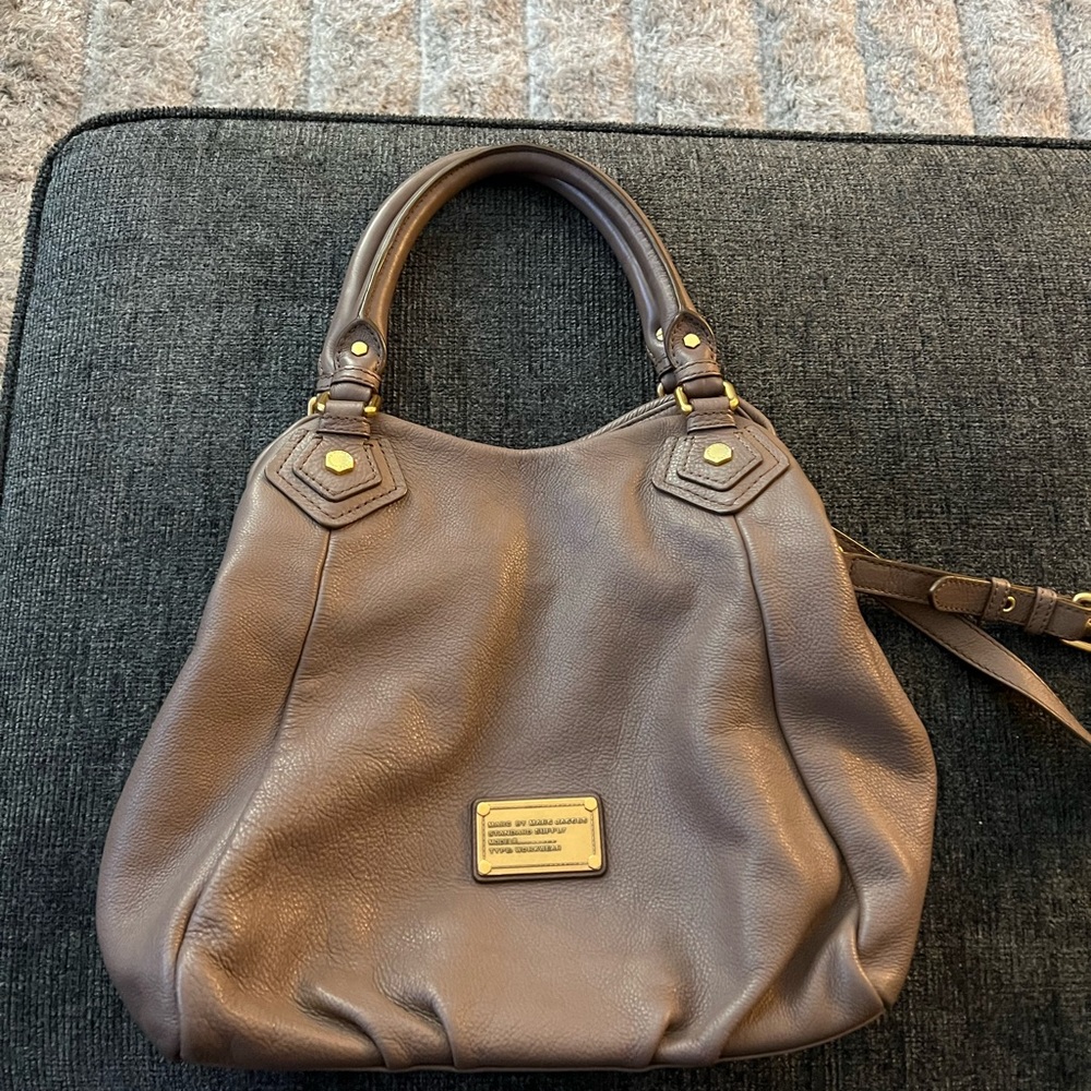 Marc Jacobs Taupe Satchel/Shoulder Bag